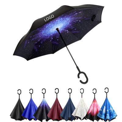 Inverted Reverse Upside Down Umbrella