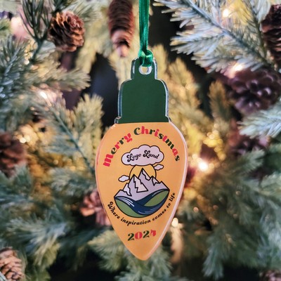 Custom Printed Acrylic Christmas Ornament