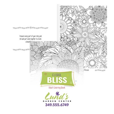Good Value™ Floral Bliss Adult Coloring Book