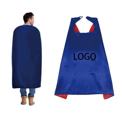Adult Satin Cape With Double Layer