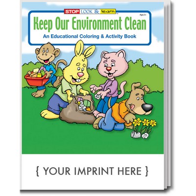 Keep Our Environment Clean Coloring Book