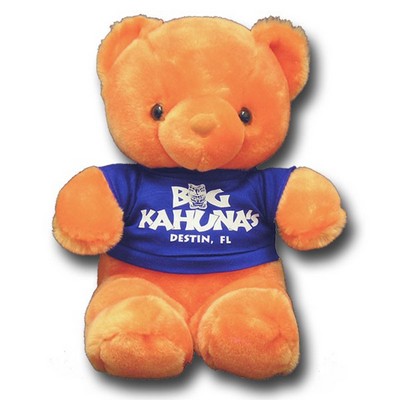 14" Classic Orange Teddy Bear