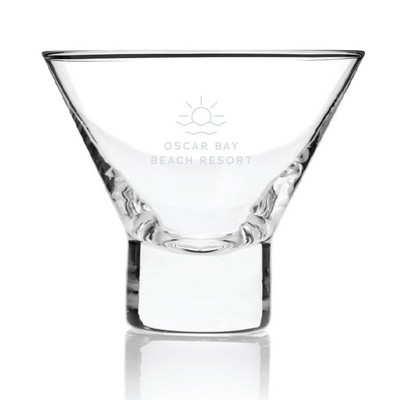 Viski® Raye Heavy Base Crystal Martini Glass, set of 2