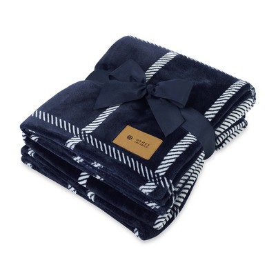 Elegant Lodge Throw Blanket - Airy Lodge Blue