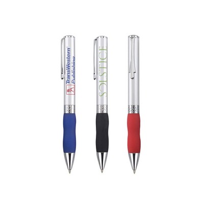 Satin Ballpoint Twist Metal Pen