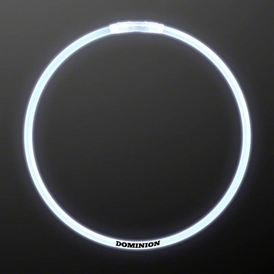 22" White Glow Necklaces - PRINTED