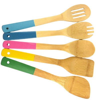 5-piece Bamboo Spatula Set