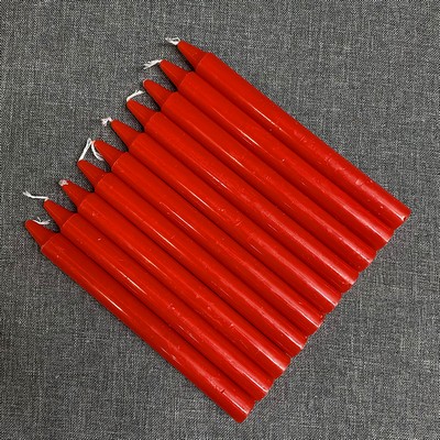 10-Pack Colored Taper Candles