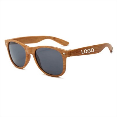 Wood Grain Miami Sunglasses