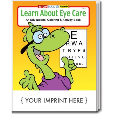 Learn About Eye Care Coloring Book