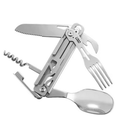 Outdoor Multi-Functional Folding Cutlery Set