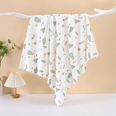 Full Color Four-layer Muslin Baby Swaddle Blanket for Newborns