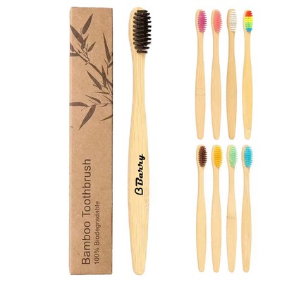 Eco-Friendly Bamboo Soft Bristle Toothbrush