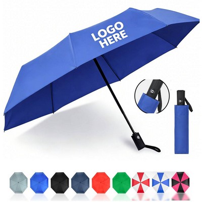 42 Arc Auto Open+Close Telescopic Folding Umbrella