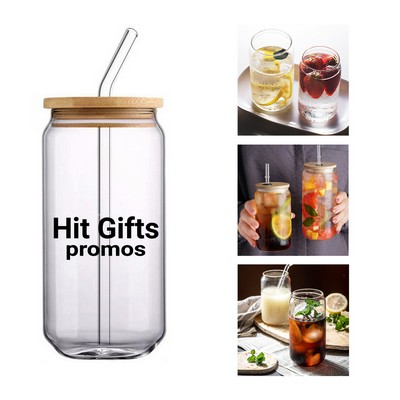 17oz Mason Jar Glasses