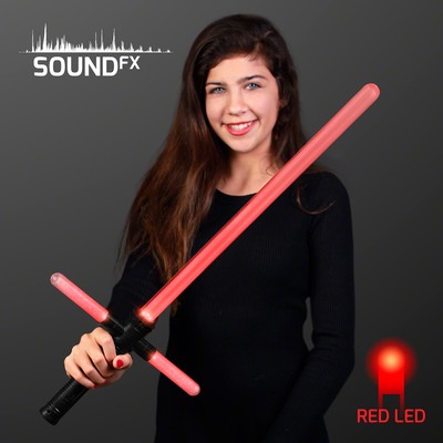 Red Light Up Cross Saber - BLANK