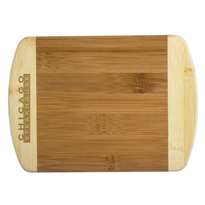 2-Tone Bamboo Bar Board - 8"