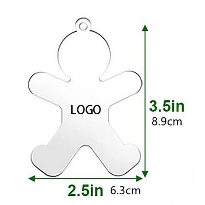 10-in-1 Acrylic Snowman Ornament