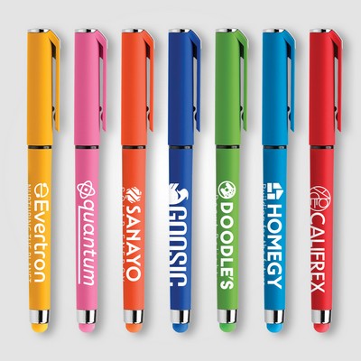 Islander Softy Brights Gel w/ Stylus - Silkscreen