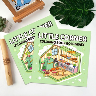 Fully Customized Pattern Coloring Book Cartoon Theme DIY Books for Adults & Kids - 40 Sheets