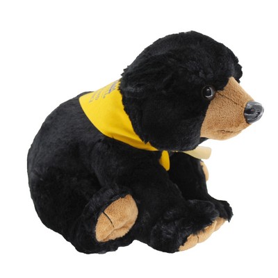 12" Cuddlekin Black Bear with bandana OC