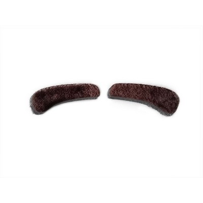 2 Piece Faux Haloween Mustache w/Self Adhesive