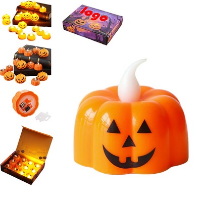 Halloween Pumpkin Candles