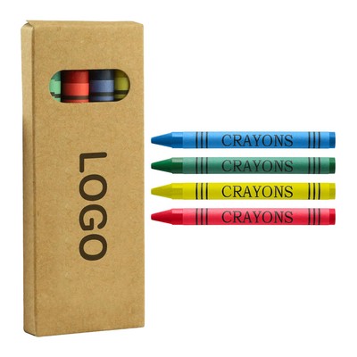 4-Color Crayon Set