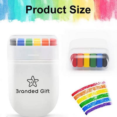 6-color Rainbow Face Painting Crayons