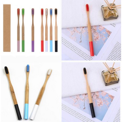 Natural Bamboo Toothbrush With Box