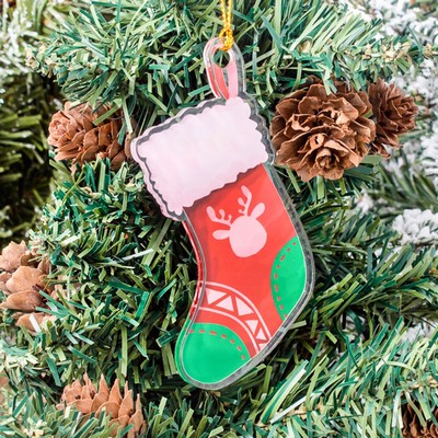 Custom Shape Acrylic Holiday Ornament