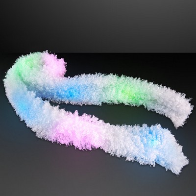 LED Scarf with Multicolor Lights - 5' Long - BLANK