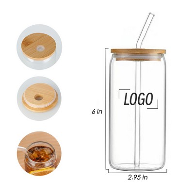 16 Oz. Mason Jar Drinking Glass