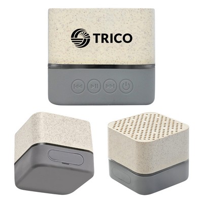 Wheat Straw Wireless Speaker