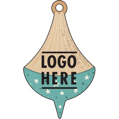 1/4" Recycled Wood Ornaments-Ornament Shape 2