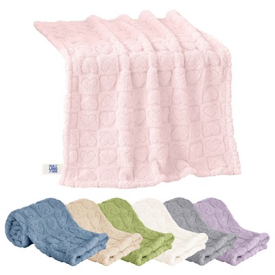 Fleece Blanket Soft Plush Throw for Baby Pet Home 29"x39"