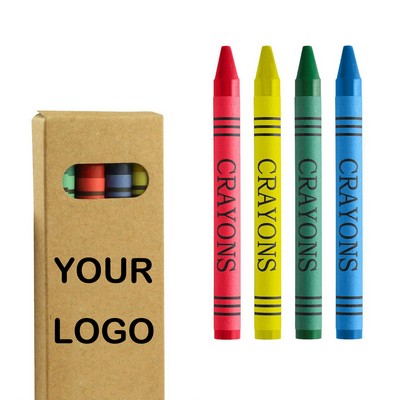 Nontoxic Crayons 4 Pack With Paper Case