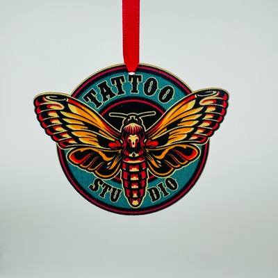 Laser Cut Custom Wood Ornament