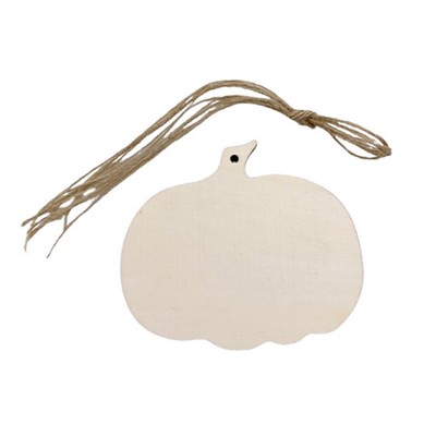 Wooden Pumpkin Shaped Ornaments