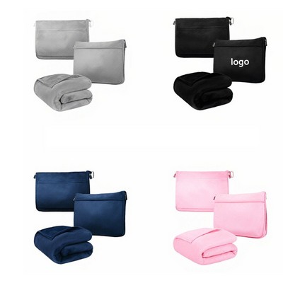 Portable Detachable Travel Airplane Blanket