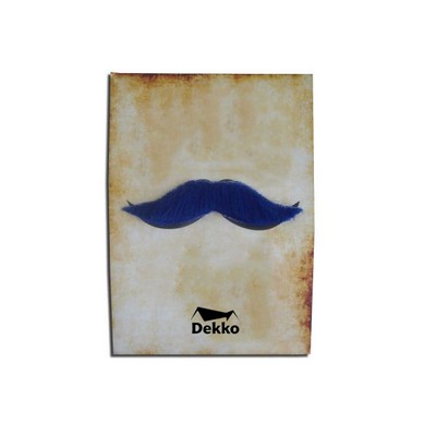 Microfiber Fake Mustache w/Paper Card Backing