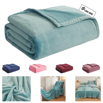 300Gsm Flannel Fleece Microfiber Blanket