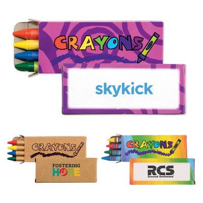 4-Pack Wax Crayons