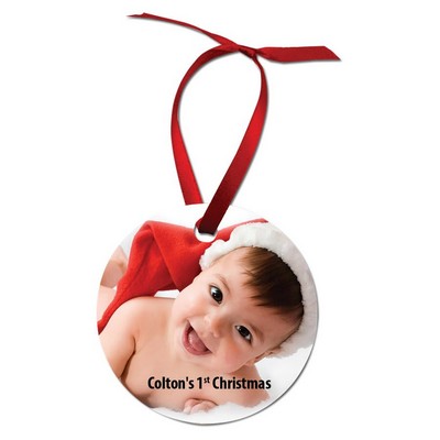 Semi Gloss Aluminum Ornament, 1 Sided