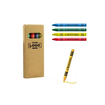 4-Color Crayon Set - Basic Colors