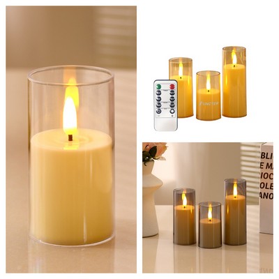 Remote Control Led Mini Candle Light W/ Remote Control 2x4"