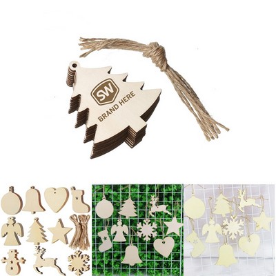 Christmas Wood Pendant