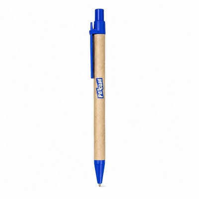 Eco-Friendly Recycled Cardboard Click Ballpoint Pen