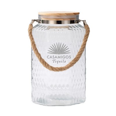 1Gal Ice Bucket with Airtight Lid and Ice Tongs