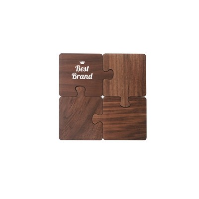 Bamboo Puzzle Coasters